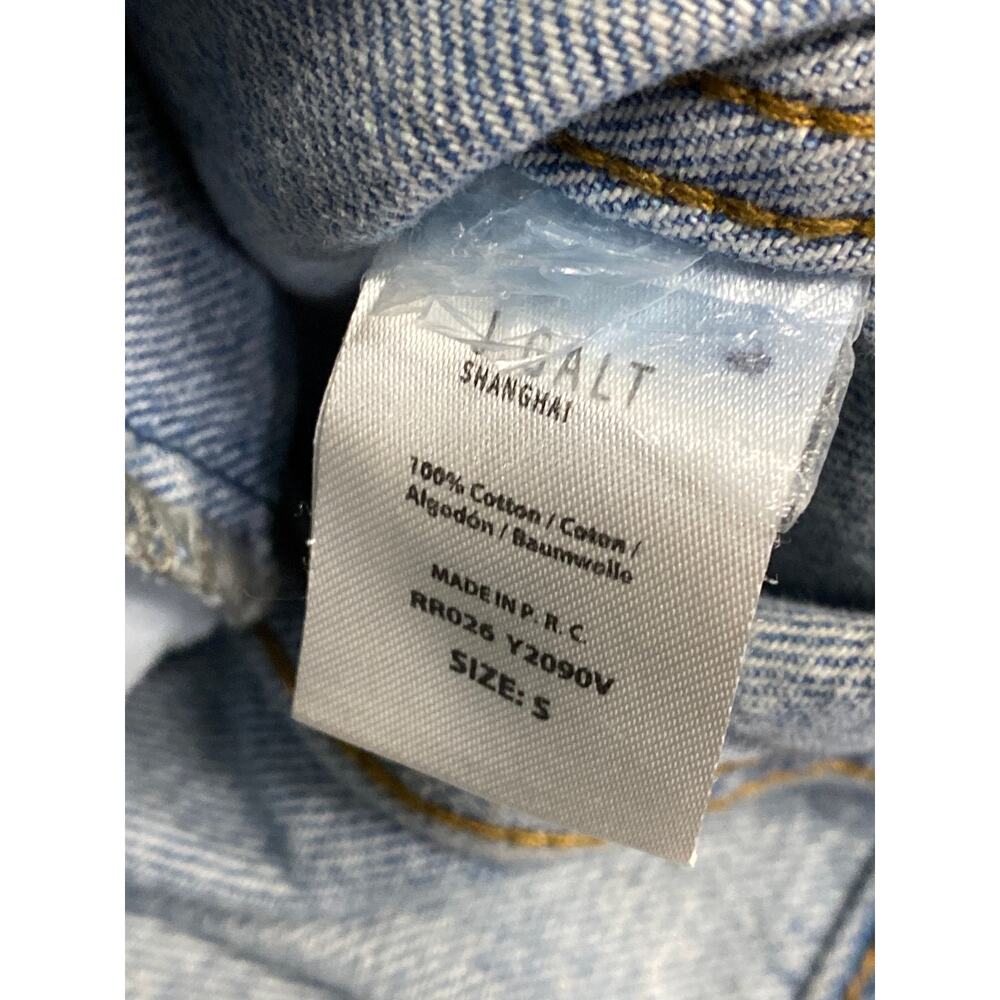 Brandy Melville J Galt Women's Blue Long Sleeve Button Up Denim Jean Jacket Sz S - Picture 5 of 5
